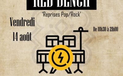 Restaurant à Lannion – Concert avec Red Bench – 14 août